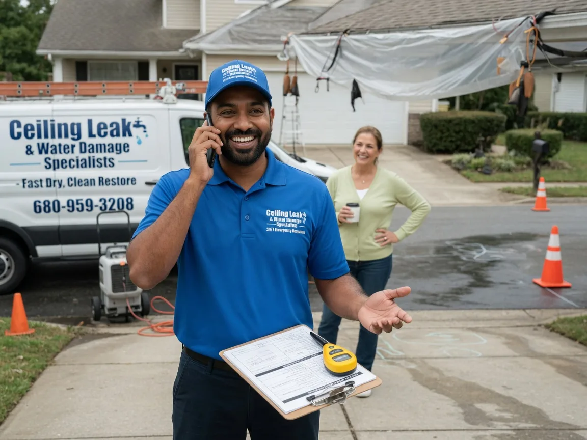 Ceiling Leak Cleanup Coalgate, OK FAQs